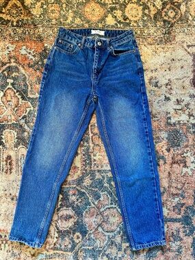 We The Free Straight Leg Jeans in Medium Blue Wash